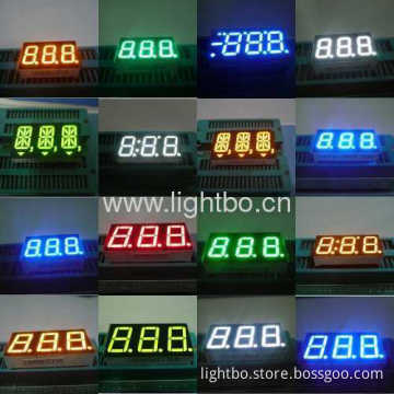 Triple Digit 7 Segment Led Display, Various Character Height And Emitting Colours Available 